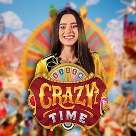 Crazy Time slot visual from Evolution available on betboom.fi