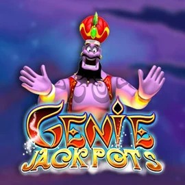 Genie Jackpots logo by Blueprint Gaming at BetBoom Casino