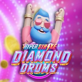 Hyper Strike Diamond Drums online game logo by Gameburger Studios on betboom.fi