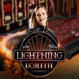 Lightning Roulette by Evolution, showcased at betboom.fi – game logo
