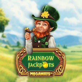 Rainbow Jackpots Megaways online game logo by Red Tiger Gaming on betboom.fi