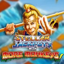 Stellar Jackpots with More Monkeys game by Lightning Box Game – logo hosted on BetBoom Casino